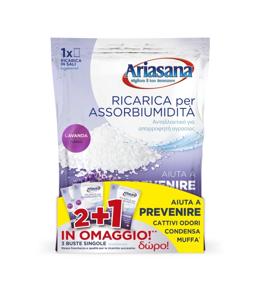 ARIASANA RICARICA LAVANDA 2+1 OMAGGIO.